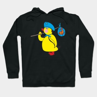 Duckling sailor with fish Hoodie